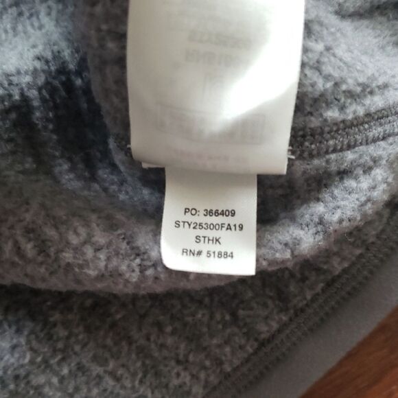 Patagonia Mens Gray Quarter-Zip Better Sweater Pullover Size Medium - Picture 5 of 9